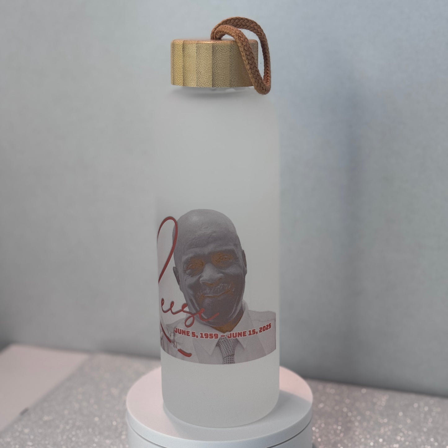 Custom Memorial Water Bottle